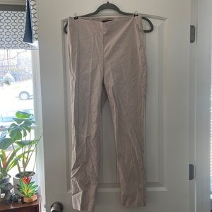 Pinstripe work pants / Jeggings - cropped/ankle length